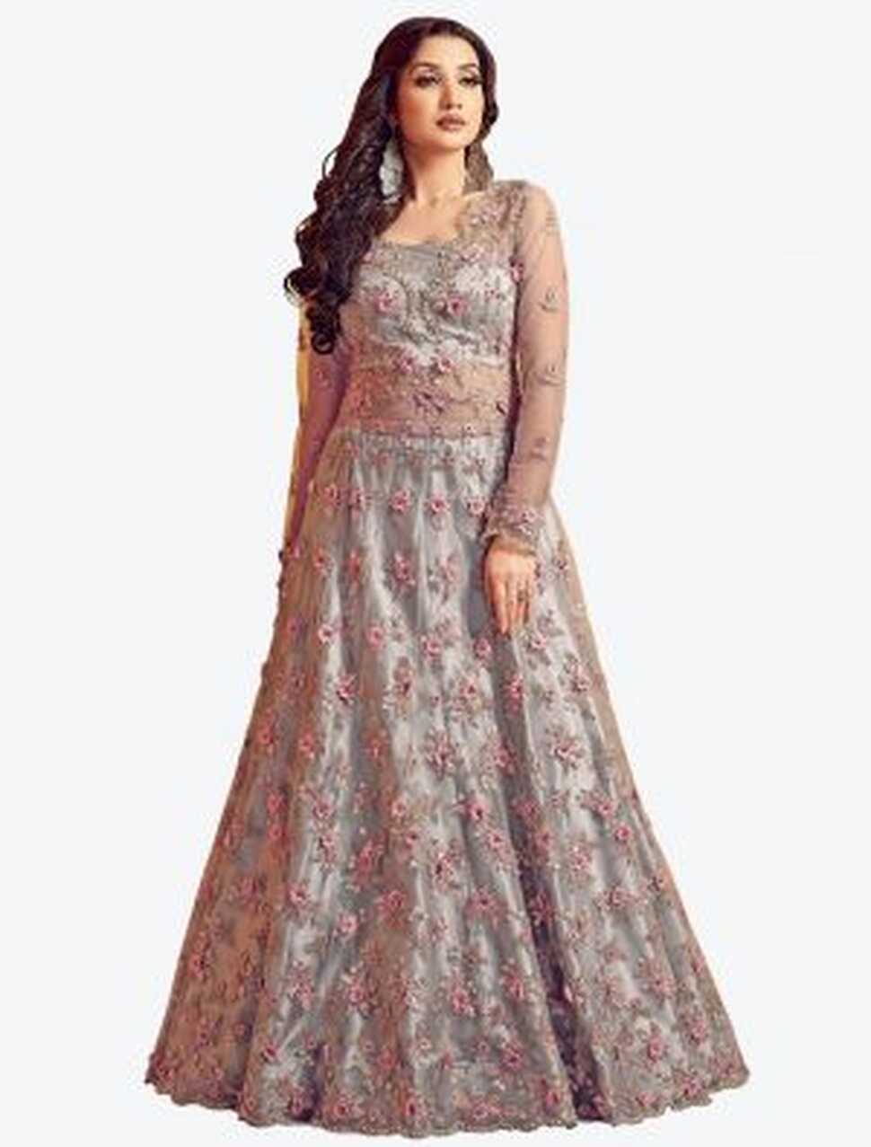 Net Indian Gowns Designs Collection Online - Fabanza.com