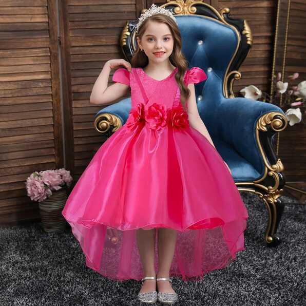 New Girl Princess Dress, Mesh Fluffy Skirt, Flower Children&#39;s ...