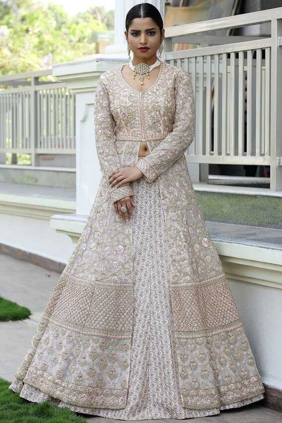 New Indian Dresses Images of White Lehengas for Sangeet