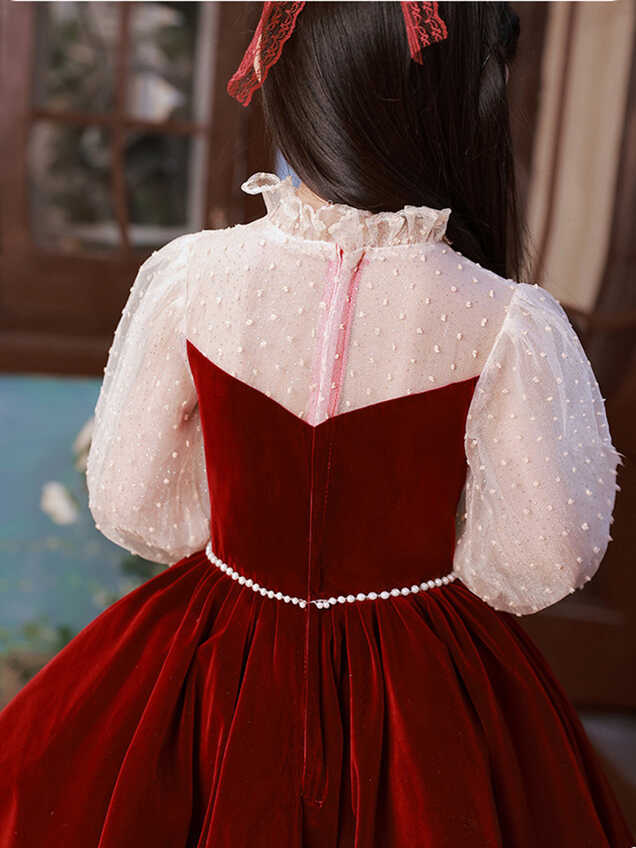 New Luxury Evening Dress for Girls Children Beading Ball Gowns ...