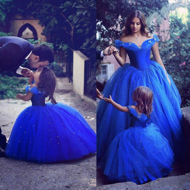 New Royal Blue Flower Girl Dress Party Prom Princess Pageant ...