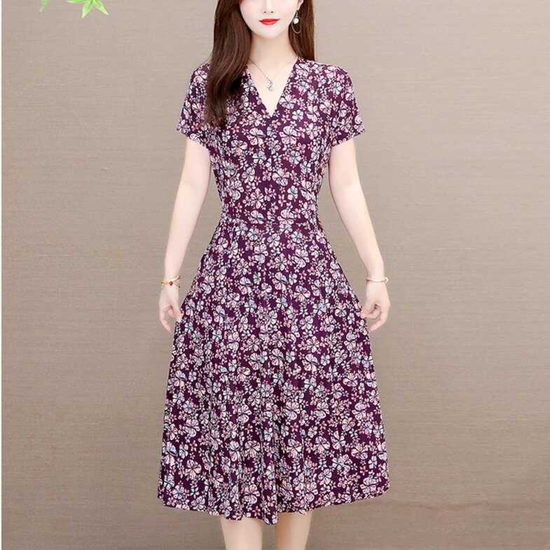 New Summer Dress Print Dresses | Womens Loose Summer Dresses ...