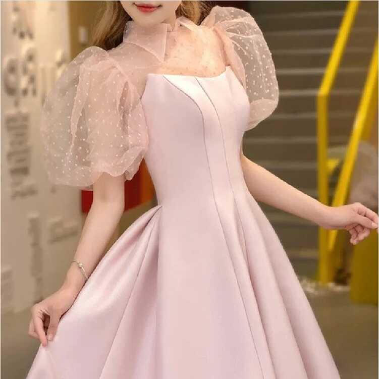 New pink Evening Dresses evening gowns for women Elegant party ...