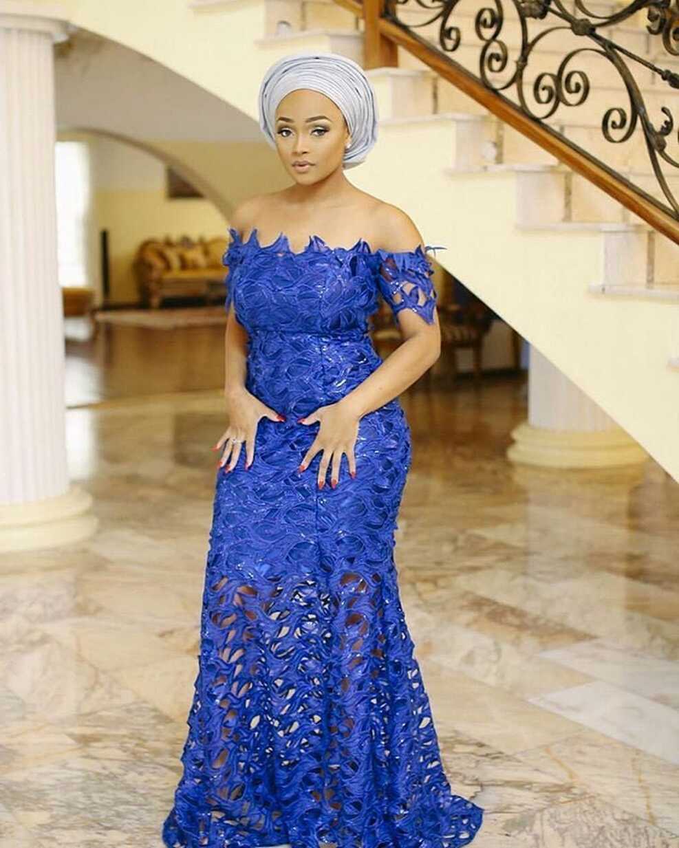 Nigerian Wedding Lace Guest Dress - Etsy