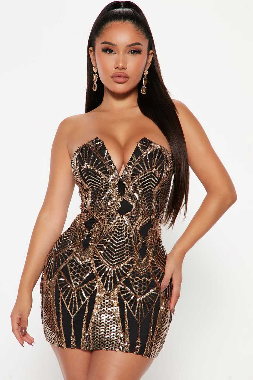 Night Party Sequin Mini Dress - Black | Fashion Nova, Dresses ...