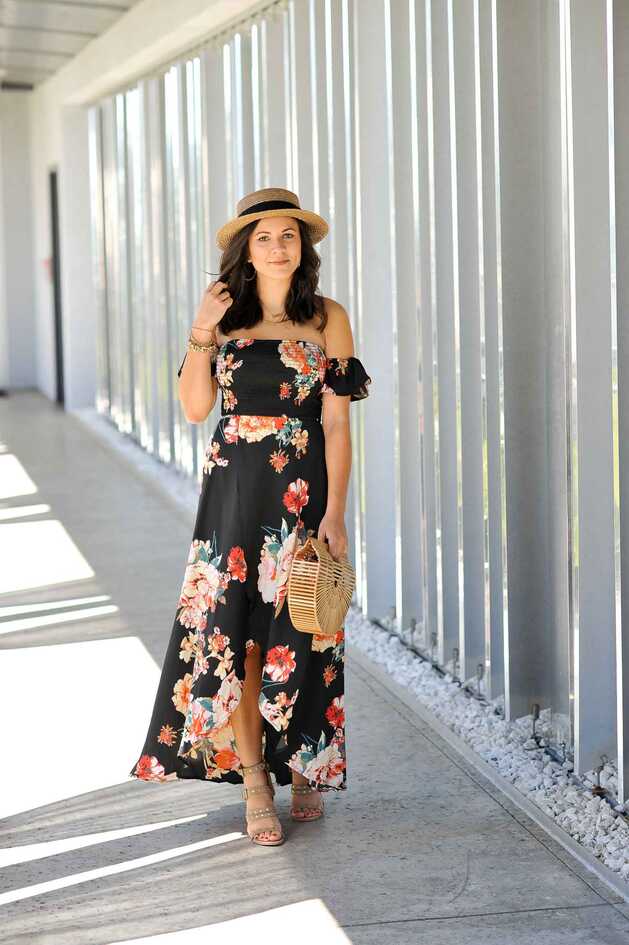 Off The Shoulder Maxi Dress | My Style Vita