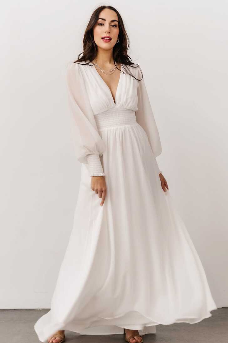 Olivia Maxi Dress | White | Baltic Born