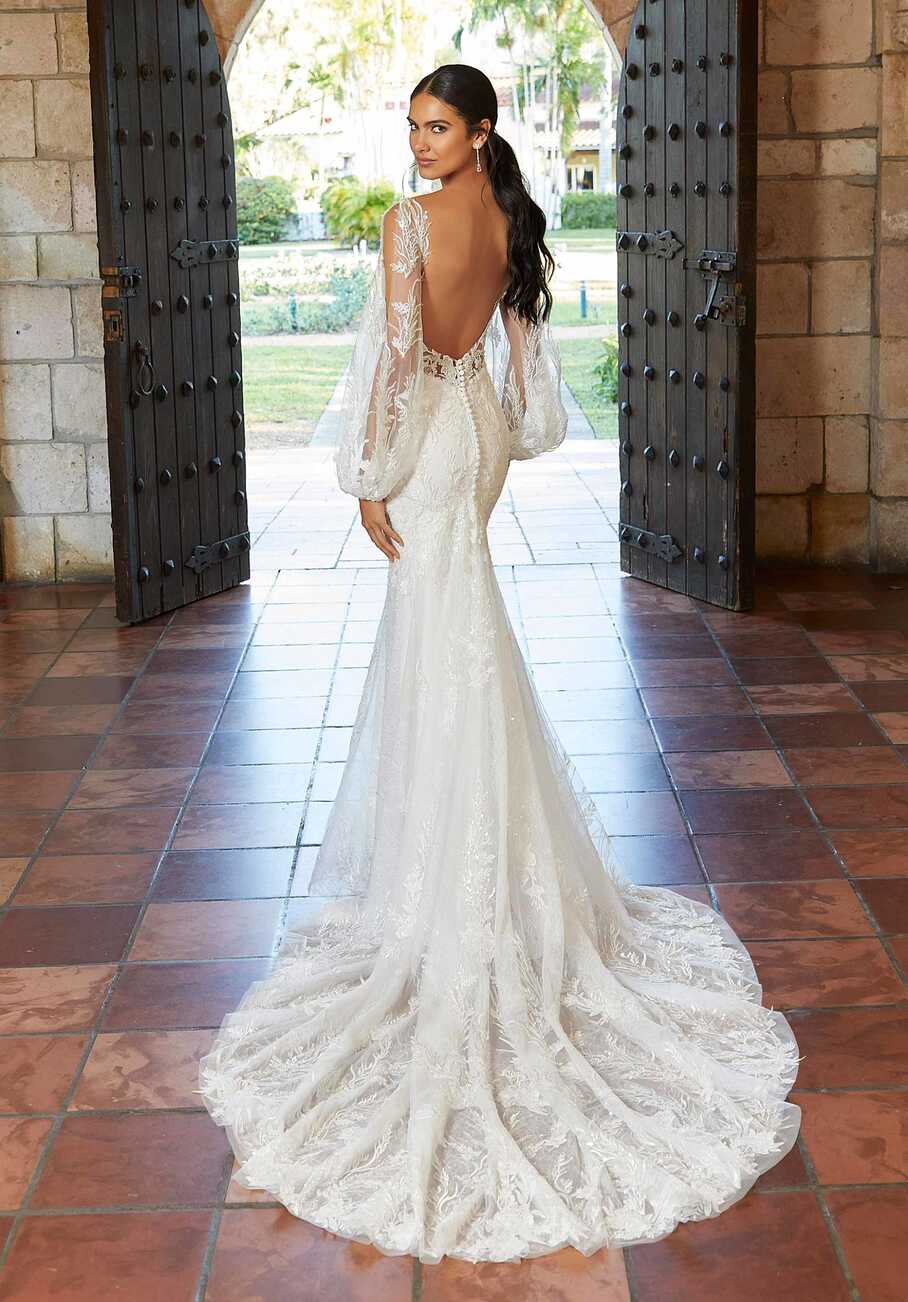 Open Back &amp; Backless Wedding Dress Styles of 2024 + FAQs