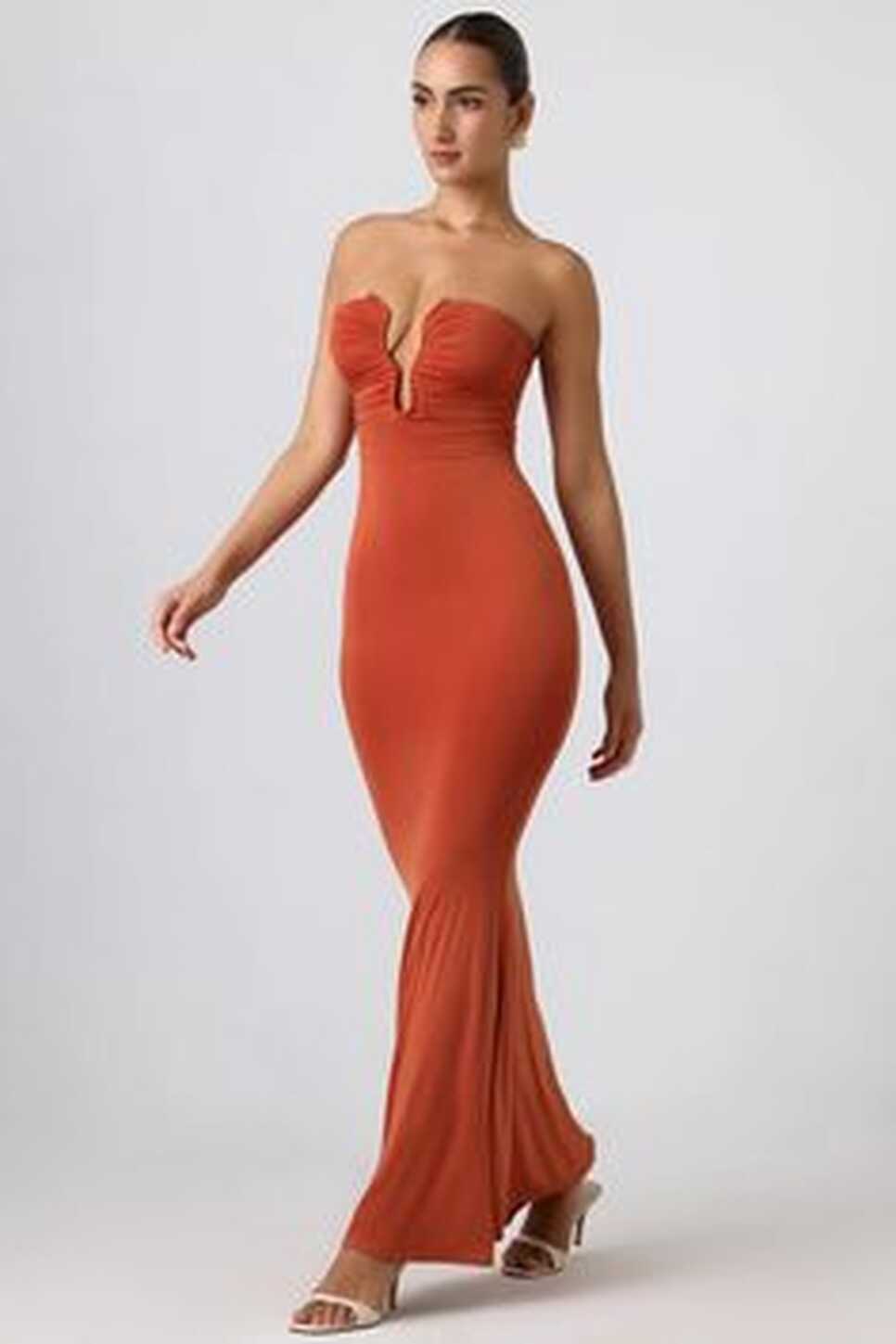 Orange Dress With Date - Shop on Pinterest