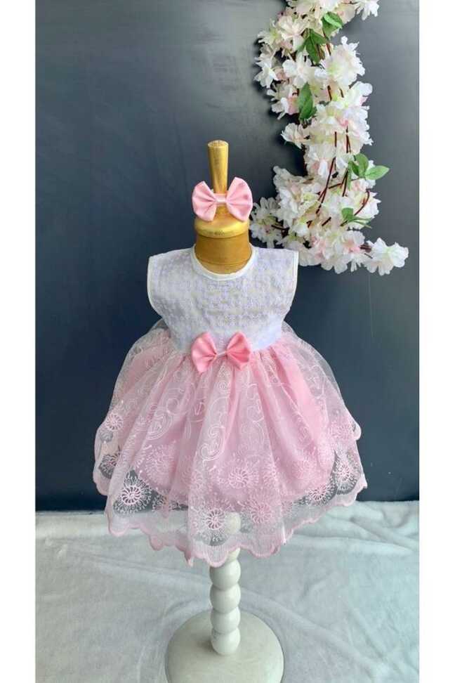 PİLEKİ BABY Baby Girl 4 Piece Mevlüt Dress, Baby Girl Gift Lace ...