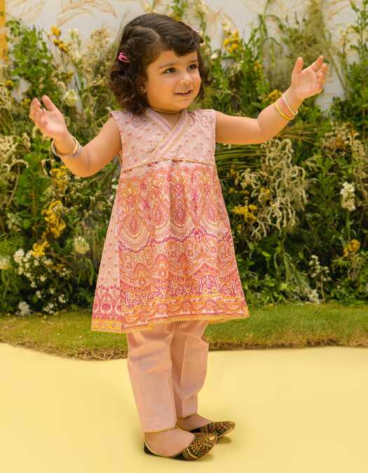 PINK LAWN INFANT GIRL 2PC | JIK-S-JK2-23-5632