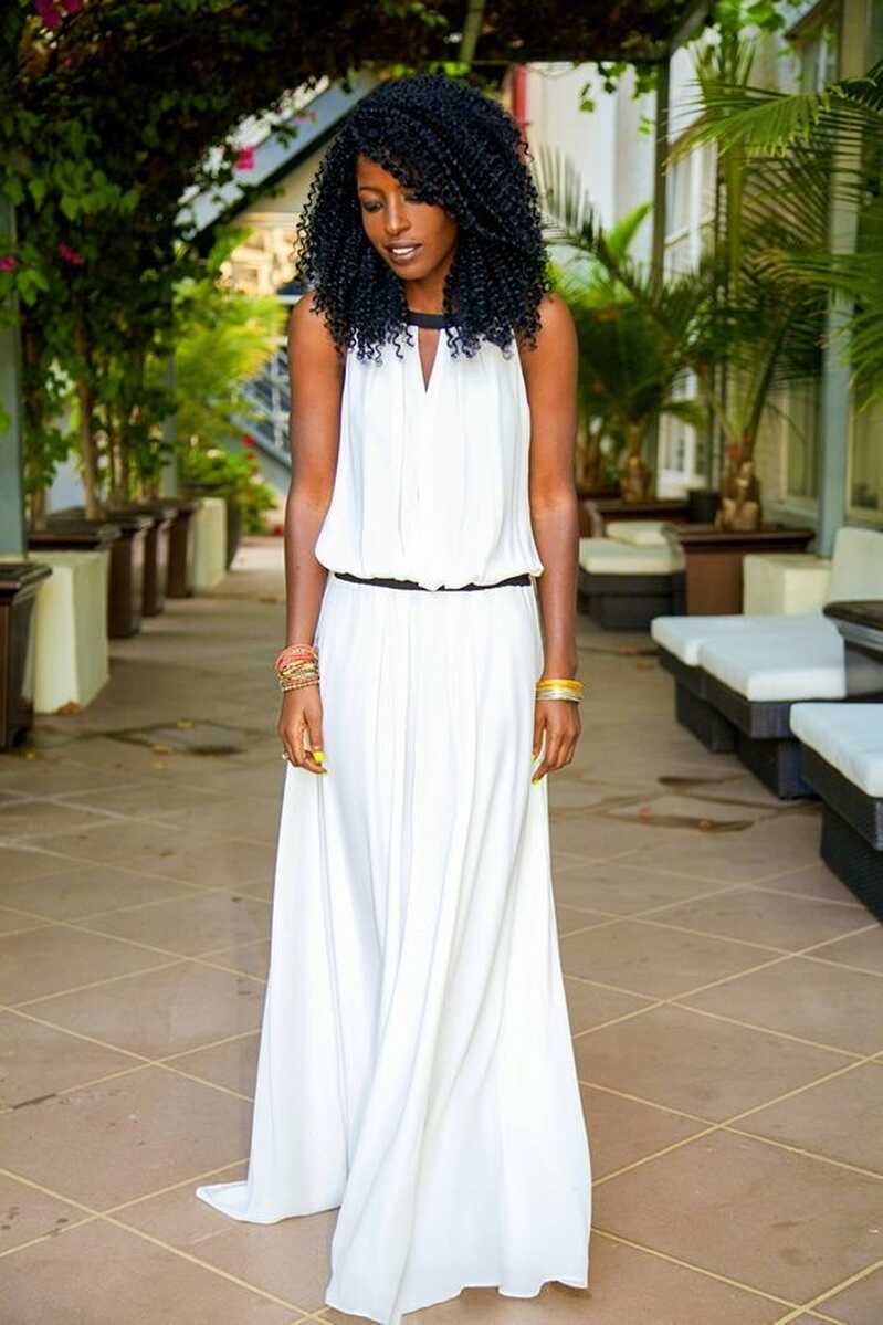 PRETTY WHITE MAXI DRESSES FOR THE SUMMER....... - Godfather Style