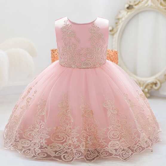 Pageant Ceremony Child Baptism 2 1 Year Birthday Dress For Baby ...