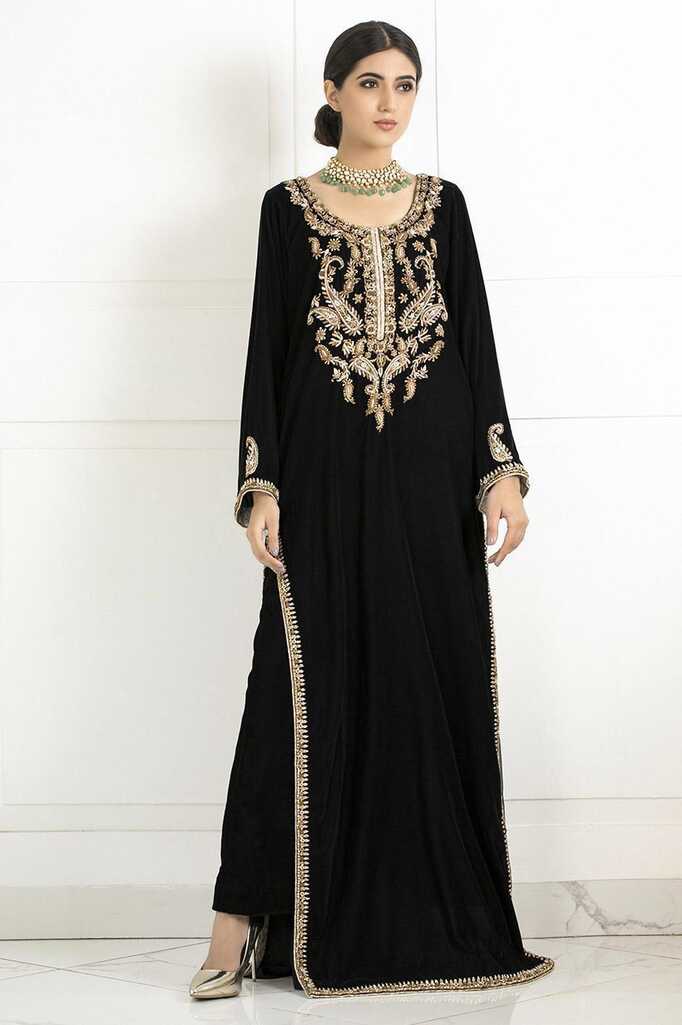 Pakistani Black Dress Collection - Shehrnaz - Pakistani Designer