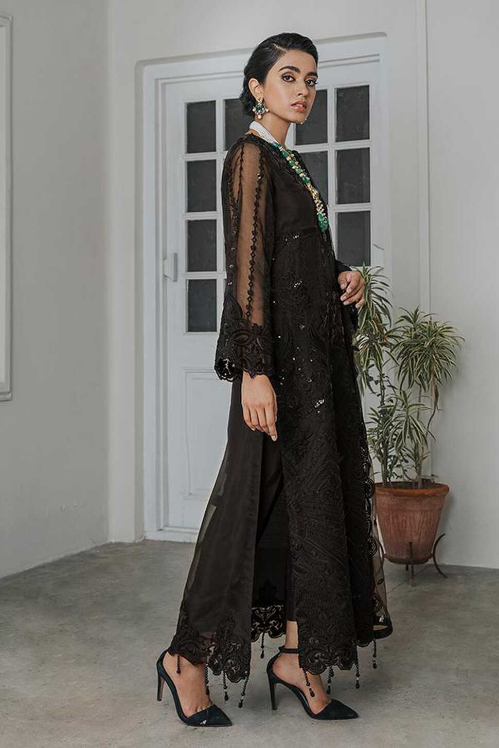 Pakistani Black Dress Party Wear Designer Latest Online – Nameera ...