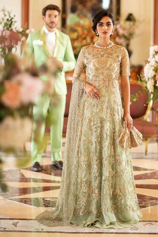 Pakistani Indian Barat Walima Wedding Dresses embroidery Lehnga ...