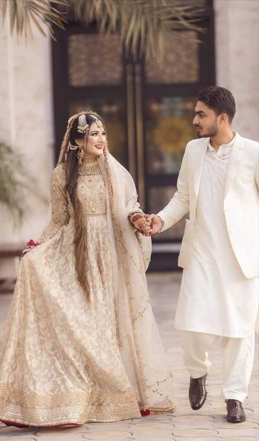 Pakistani wedding wear for Nikkah bride