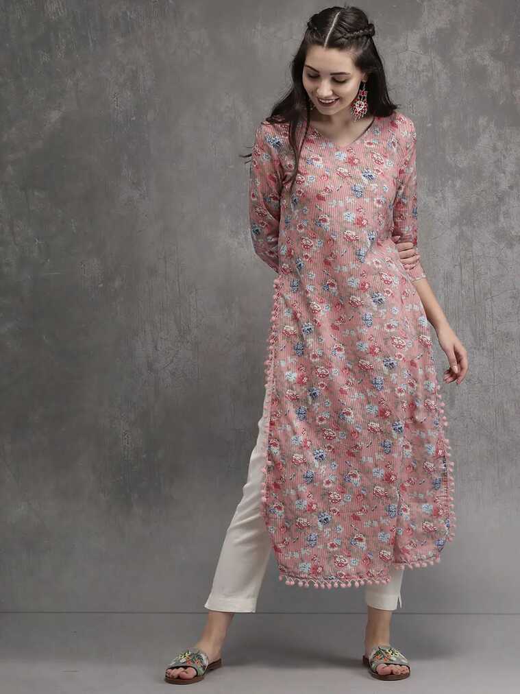 Panghat Collection Women&#39;s Digital Print Cotton Kurti – Panghat ...