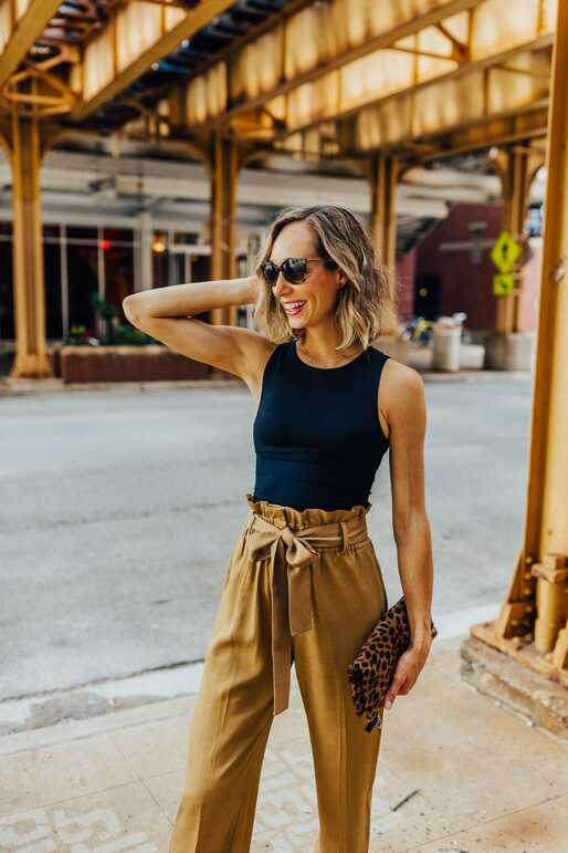 Paper Bag Pants &amp; Figuring Out the Next Step | Chic summer outfits ...