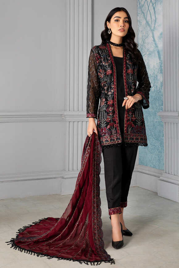 Party Wear Black Dress Pakistani by Designer Online 2022 – Nameera ...