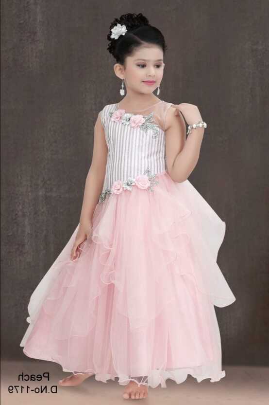 Party Wear Frocks &amp; Dresses GIRLS STYLISH MINI FROCK, Size: 20,32 ...