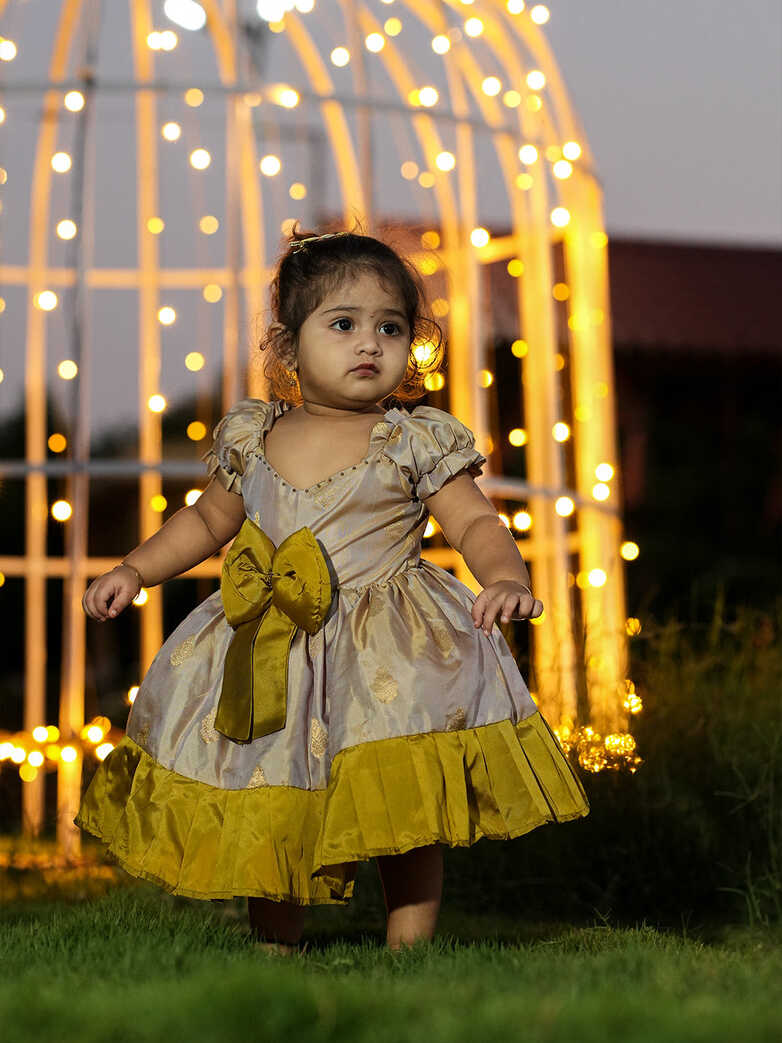 Pattu South Indian Traditional Dress for Baby Girl | Indian ...