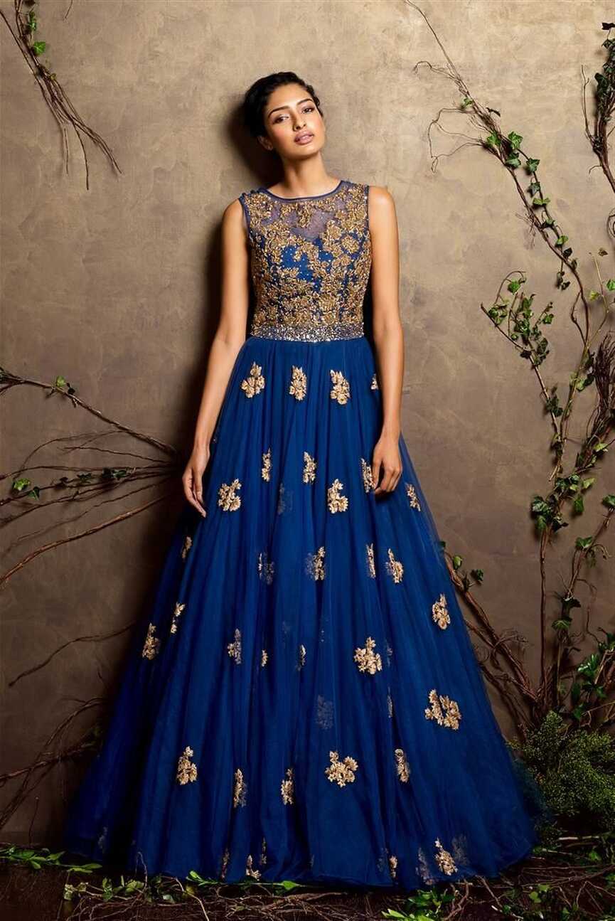 Photo of floor length gown | Anarkali dress, Indian gowns, Dresses