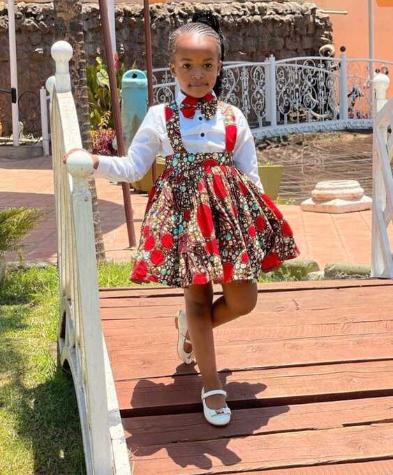 Pinafore Ankara Dress, African Baby Girl Dress, by ...