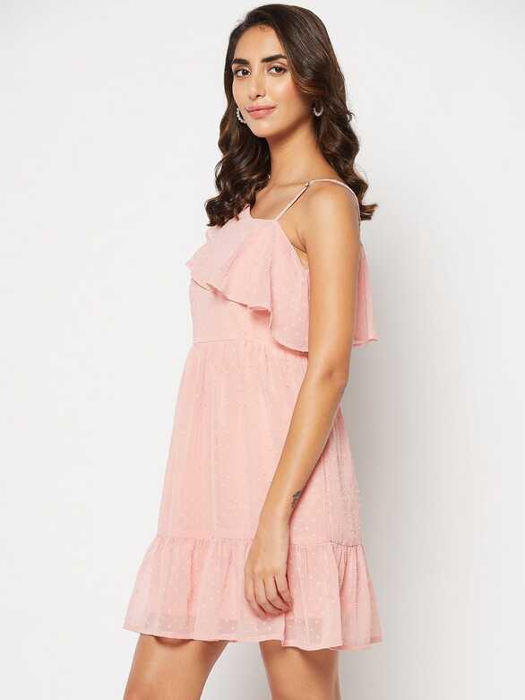 Pink Dress - Indo-Western Dress for Women and Girls 18-25