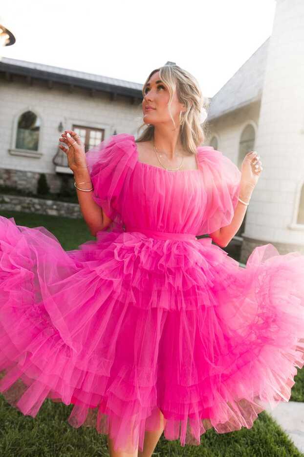 Pixie Dress in Hot Pink - FINAL SALE | Pixie dress, Hot pink ...