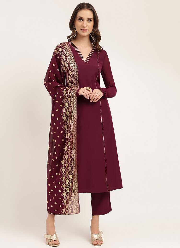 Plain Salwar Suits-Buy Simple And Plain Salwar Kameez Designs Online!