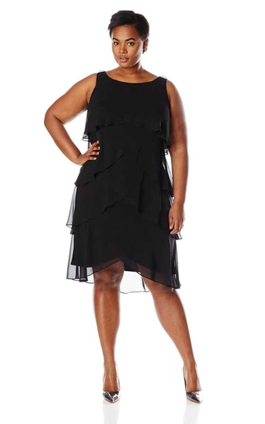 Plus Size Black Cocktail Dresses - June Bridals