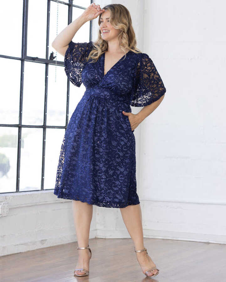 Plus Size Lace Dresses - Special Occasion Dresses - Kiyonna Clothing