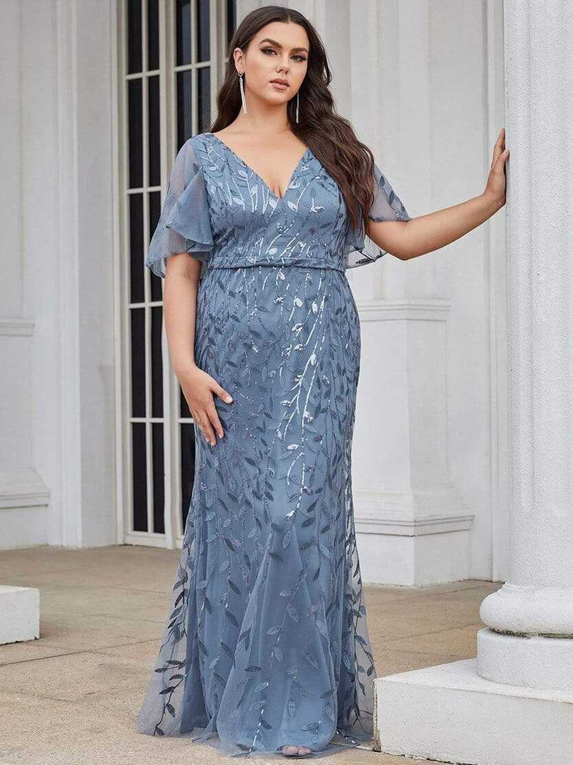 Plus Size Long Mermaid Formal Dresses for Weddings – Curvepretty