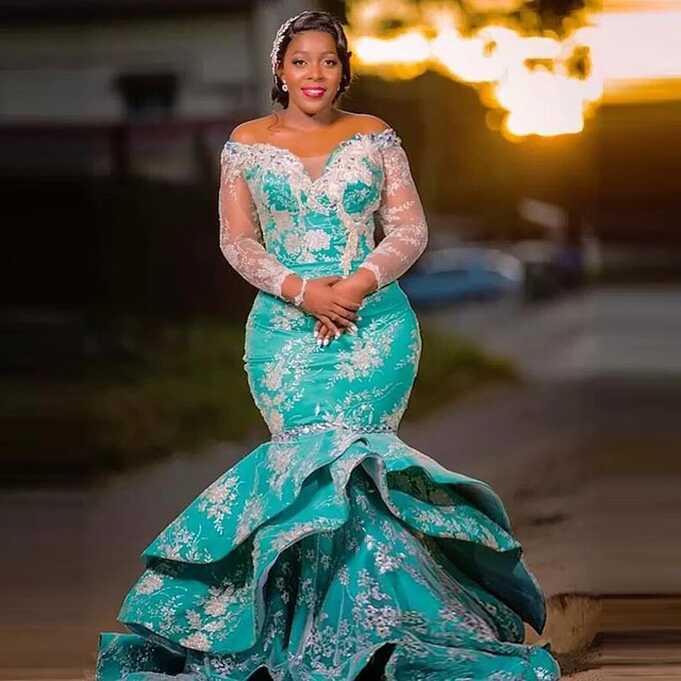 Plus Size Mermaid Prom Dresses For African Women Sweetheart Off ...