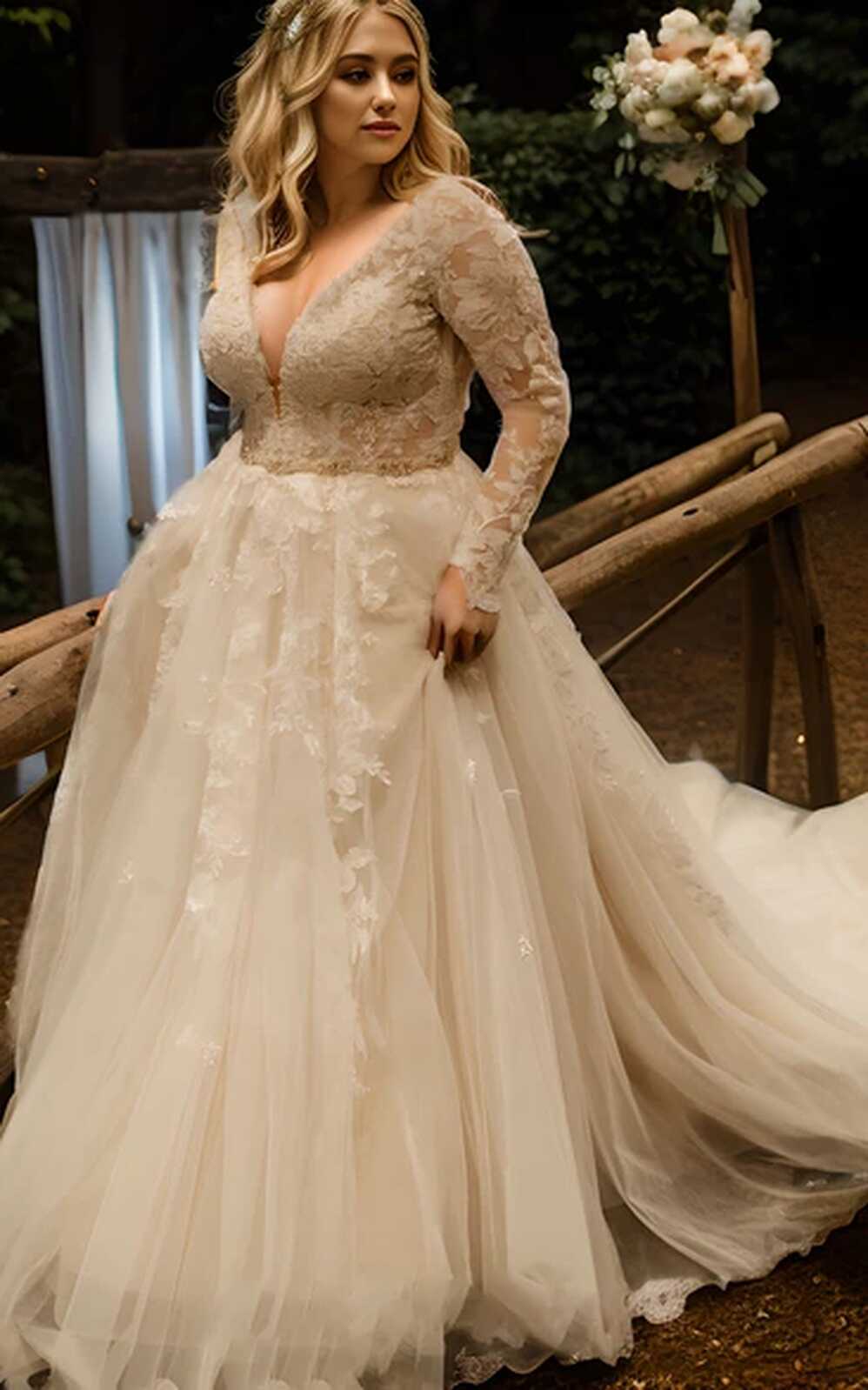 Plus Size Wedding Dresses With Sleeves - UCenter Dress