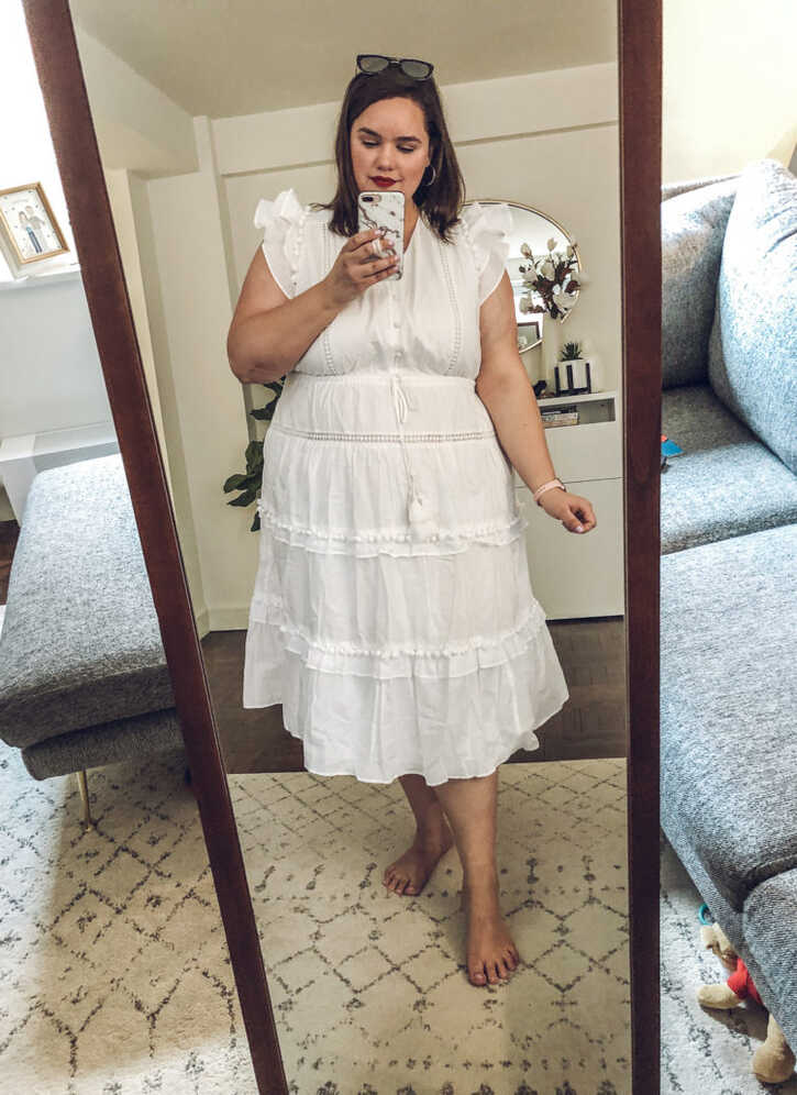 Plus Size White Dresses