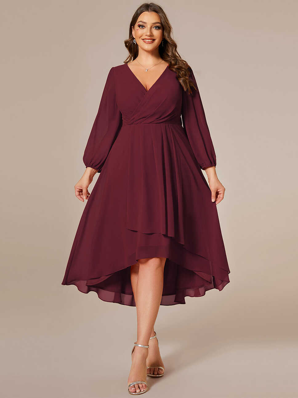 Plus Size Women&#39;s Knee-Length Wholesale Homecoming Cocktail Dresses Wi