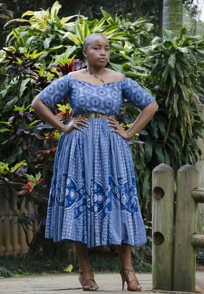 Plus size traditional dresses in South Africa | Shweshwe dresses ...