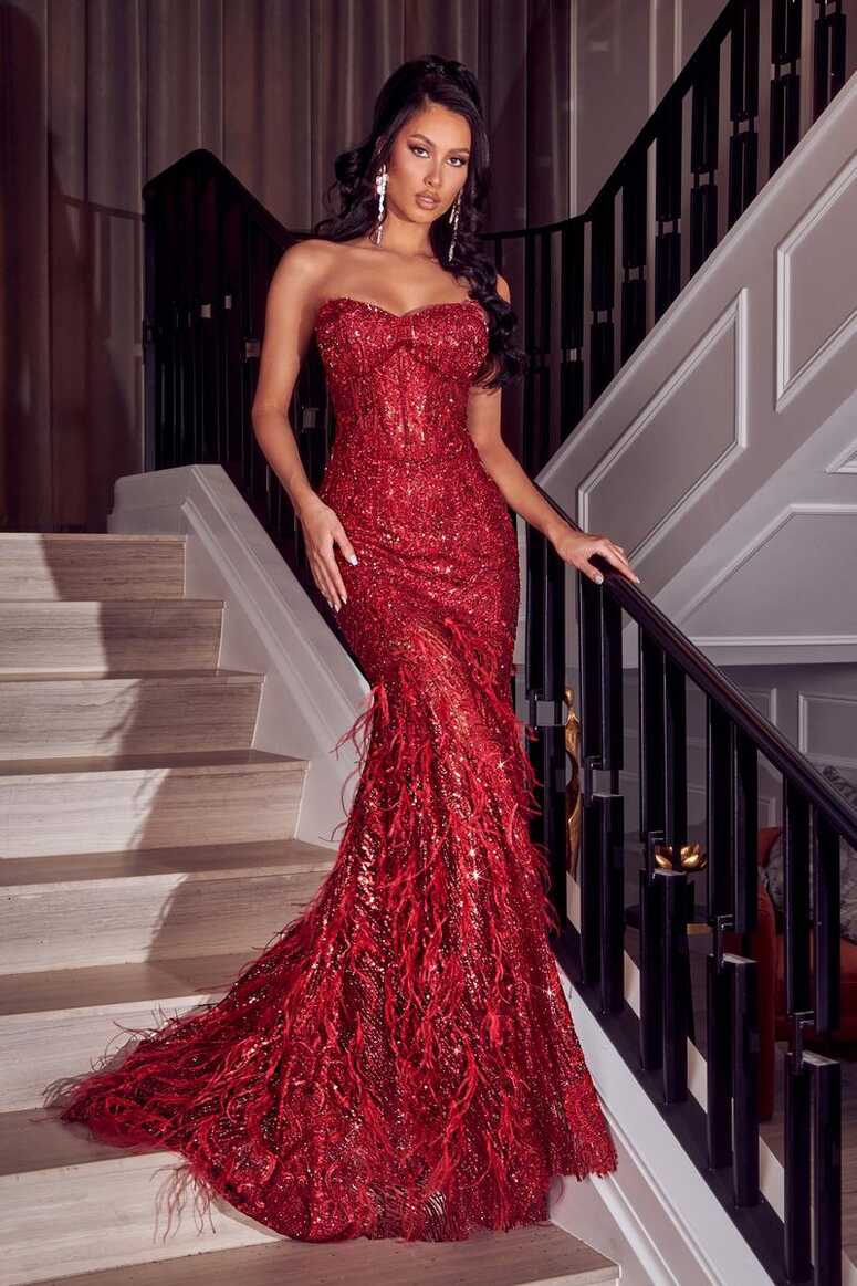 Portia and Scarlett Corset Long Dress PS23263 – Terry Costa