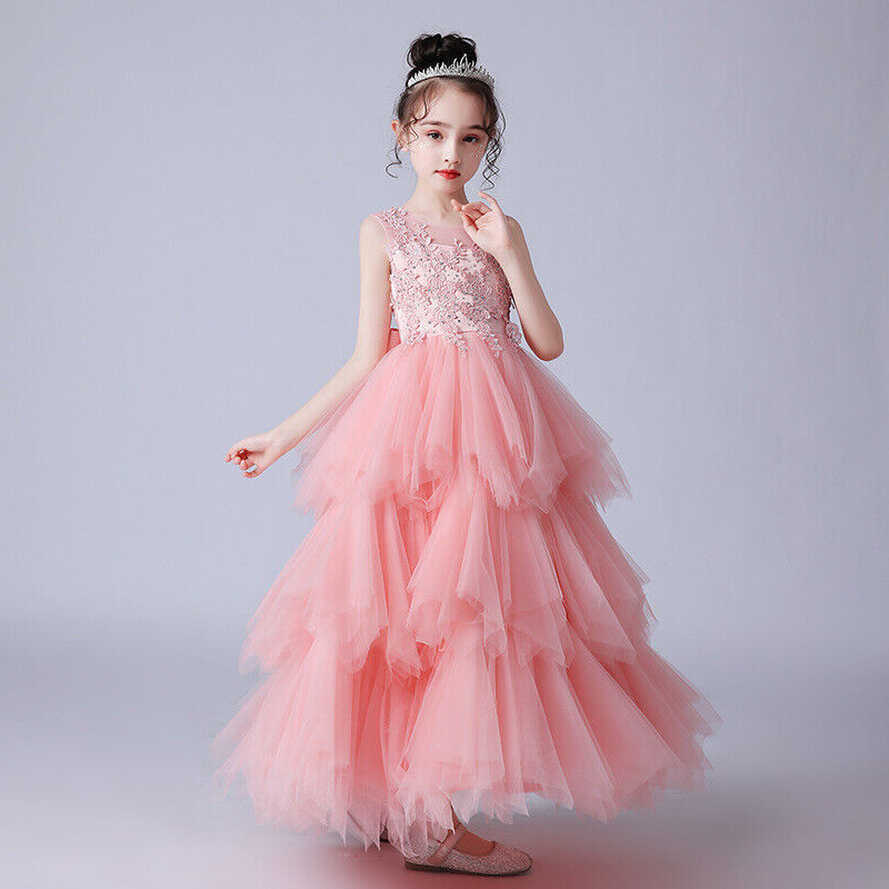 Princess Dress Flower Girl Wedding Evening Gowns Party Dress 4 6 8 ...