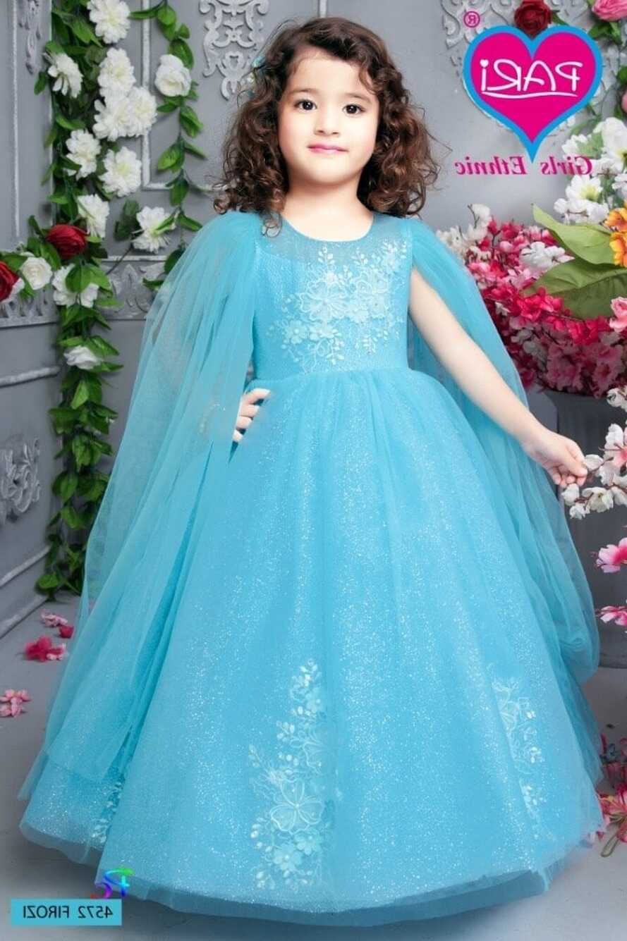 Princess Party Wear Frock, Various Sizes 3-12 Years, Half Sleeves ...