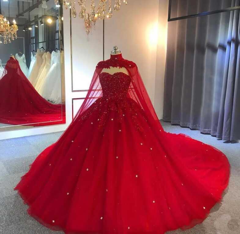 Princess Red Royal Blue Black Ball Gown Quinceanera Dresses With ...