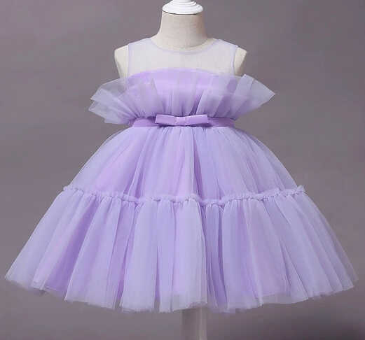 Puffy Purple Girls Princess Birthday Party Dress – HOUSE OF CLAIRE