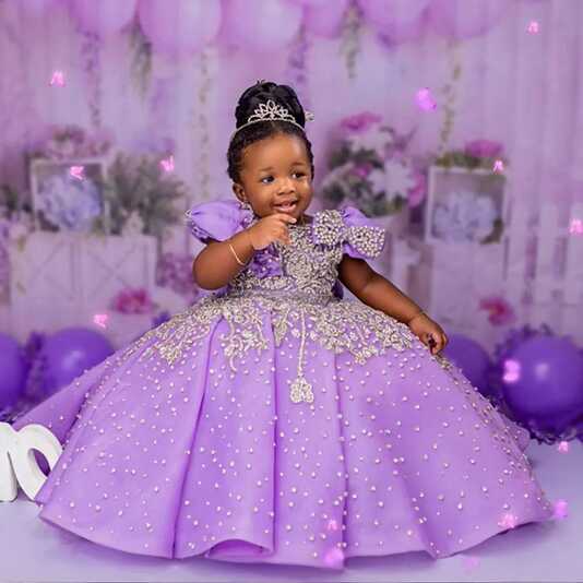 Purple Flower Girl Dresses: Reignite Your Backyard Birthday ...