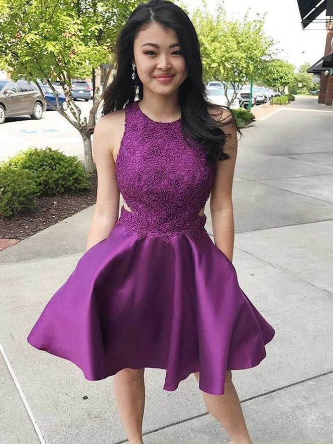 Purple Homecoming Dress 2019, Short Prom Dress ,Dresses For ...