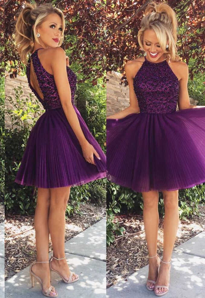 Purple Homecoming Dress 2023, Short Prom Dress ,Dresses For ...