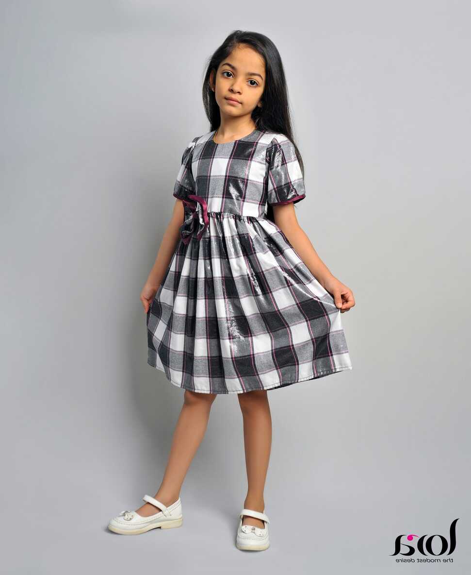 Purple Kids Frock – Lora Online