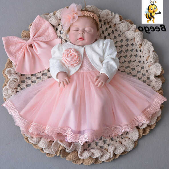 Qoo10 - Newborn Baby Girl Dress Party Birthday Wedding Dress ...