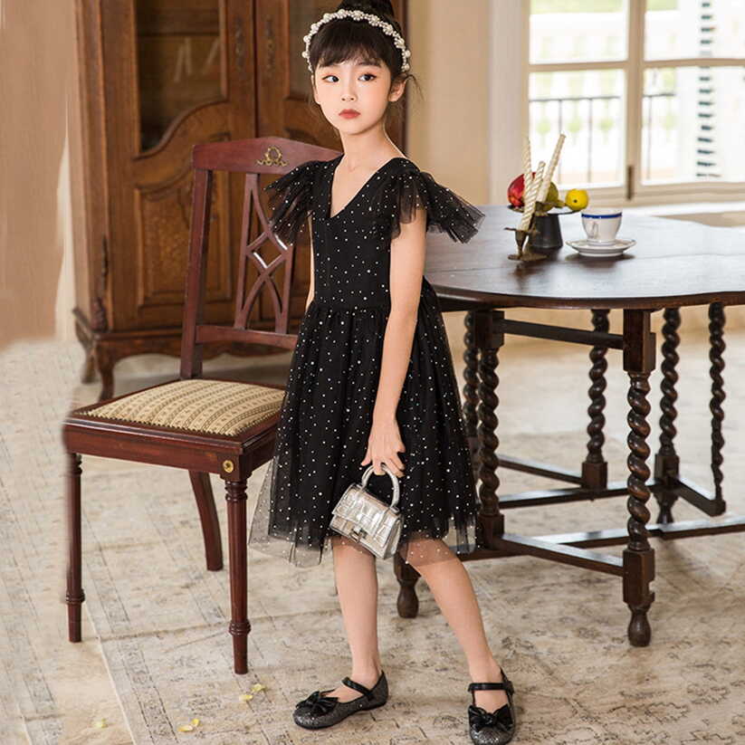 Quealent Sleeveless Star Tulle Dress for Girls, Casual Summer ...